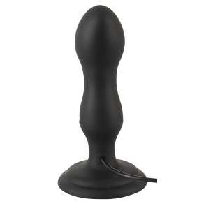 Black Velvets Anal Twist Plug, Silicone, Black, 13,6 cm
