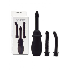  Easy to Use Anal Douche, Rubber/PP, Black